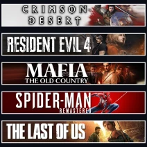 Crimson +Evil 4 +Mafia +Spider 1 +TLOU1