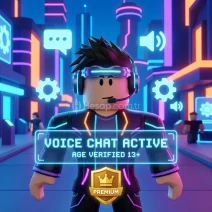 Roblox Sesli Sohbet (Voice Chat) Aktif Hesap | 13-15 Ya