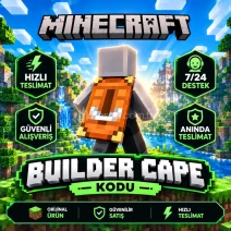 MINECRAFT Builder Cape SKIN  JAVA & BEDROCK