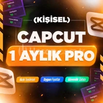 ⭐[KİŞİSEL Capcut Pro 1 Aylık Mobil+PC⭐