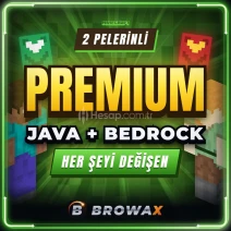 Minecraft Pre Herşeyi Değişen Java+Bedrock 2 Pelerinli