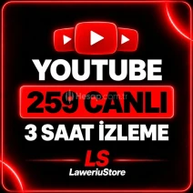 YouTube 259 Canlı Yayın İzleyici (180 Dk)
