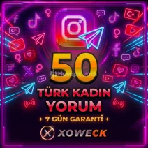 Instagram 50 Türk Kadın Yorum | 🛡 7 GÜN GARANTİLİ