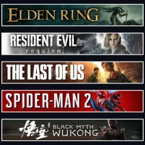 Elden +Evil 9 +TLOU1 +Spider 2 +Wukong