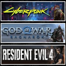 Cyberpunk +Ragnarök +Resident Evil 4