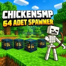 CHICKEN SMP 64X İSKELET SPAWNER