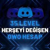⚡ OwO 35 Level Hesap | Manuel Teslimat | OwO Hesap⚡