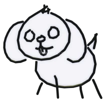 ⭐ | 1 Adet NF 2D Doggy | Adopt Me