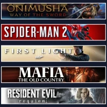 Onimusha +Spider 2 +007 +Mafia +Evil 9