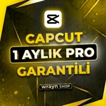 ⭐UYGULAMA+WEB 1 AYLIK CAPCUT PRO + GARANTİLİ