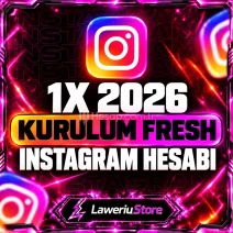 💎(1X 2026 KURULUM FRESH INSTAGRAM HESABI)💎