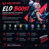 VALORANT ELO BOOST HİZMETİ SUNULUR