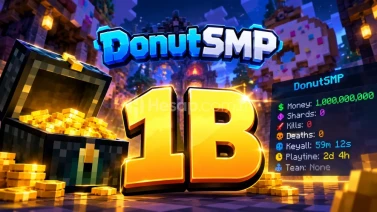 DonutSMP Oyun İçi 1 Milyar Para