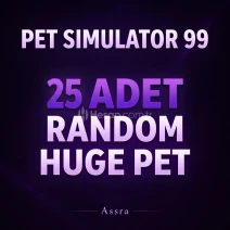 ⭐ | 25 Adet Random Huge Pet | Pet Simulator 99 PS99