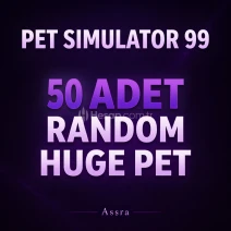 ⭐ | 50 Adet Random Huge Pet | Pet Simulator 99 PS99