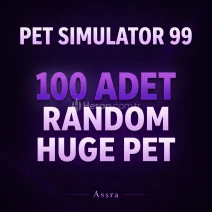 ⭐ | 100 Adet Random Huge Pet | Pet Simulator 99 PS99