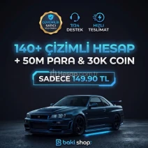🔥 140+ ÇİZİMLİ + HD LOGO | 50M+30K | OTO TESLİMAT 🔥