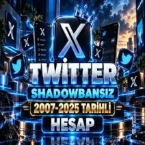 ⭐TWİTTER 2007-2025 KURULUM SHADOWBANSIZ HESAPLAR⚡
