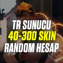 %100 TR SUNUCU 40-300 SKİN RANDOM HESAP⭐