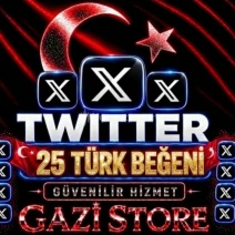 ⭐ TWİTTER (X) 25 BEĞENİ ORGANİK TÜRK + GARANTİLİ⭐