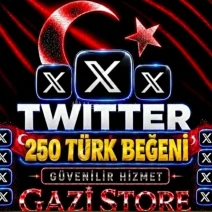 ⭐ TWİTTER (X) 250 BEĞENİ ORGANİK TÜRK + GARANTİLİ⭐