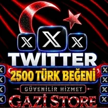 ⭐ TWİTTER (X) 2500 BEĞENİ ORGANİK TÜRK + GARANTİLİ⭐