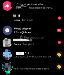 FULL DM AKTİF KIZ HESAP +30 dm