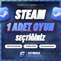 ⭐(SEÇTİĞİNİZ 1 OYUN)  7-24 OTO + 2200 OYUNLU⭐