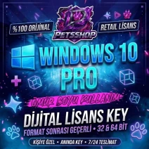 WINDOWS 10 PRO ORİJİNAL KEY ⚡ OTOMATİK TESLİMAT