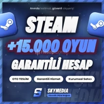 ⭐(+15.000 OYUNLU) STEAM RANDOM HESAP⭐
