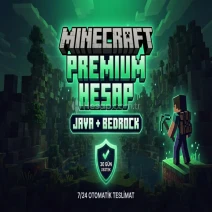 🎮 MINECRAFT PREMIUM HESAP | JAVA + BEDROCK | GARANTİLİ