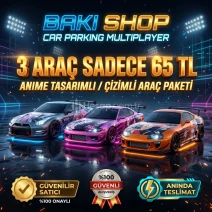 BAKI SHOP 🔥 3LÜ ÇİZİMLİ SÜRPRİZ ARAÇ PAKETİ 🎁