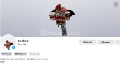 156k robux harcanmış dolular dolusu roblox hesabı