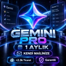 1 Aylık Gemini Pro | Kendi Hesabınıza Özel | Garantili