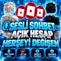 Roblox Voice Chat Aktif Hesap +21 | Otomatik Teslimat