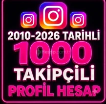 ⭐INSTAGRAM 1000 TAKİPÇİLİ HESAP ⭐