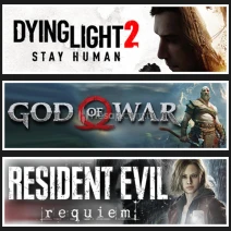Dying Light 2 +God Of War +RE Requiem