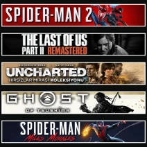 Spider 2 +TLOU2 +UNC. +Tsushima +Miles