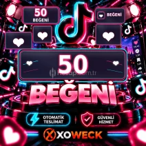 TikTok 50 Beğeni | 🛡 7 GÜN GARANTİLİ