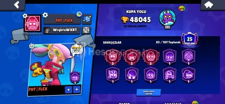 48k temiz Brawl Stars hesabı Enuygunu