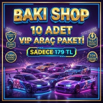 BAKI SHOP 🔥 10 ADET DEV VIP ARAÇ PAKETİ 👑