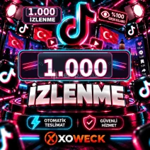 TikTok 1.000 İzlenme | 🛡 7 GÜN GARANTİLİ