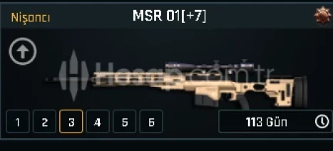 +7 MSR 01  SATILIK - ZULA TEŞKİLAT
