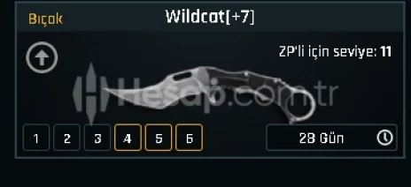 +7 Wildcat Bıçak - ZULA TEŞKİLAT