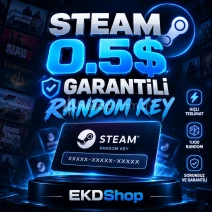 Steam 0.5$ Garantili Random Key ⭐ OTO TESLİM