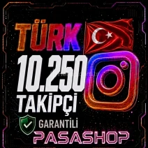 ⭐(GARANTİLİ) 10250 TÜRK TAKİPÇİ  KEŞFET ETKİ  GÜVENLİ⭐