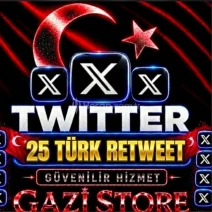⭐ TWİTTER (X) 25 RETWEET %100 TÜRK + GARANTİLİ⭐