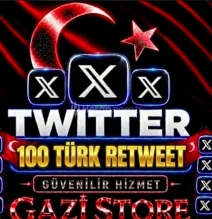 ⭐ TWİTTER (X) 100 RETWEET %100 TÜRK + GARANTİLİ⭐