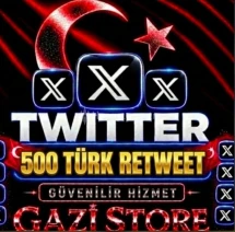 ⭐ TWİTTER (X) 500 RETWEET %100 TÜRK + GARANTİLİ⭐