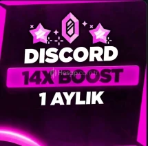 Discord 1 Aylık 14X Boost | GARANTİLİ